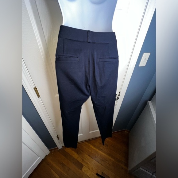NWOT Banana Republic Women’s 4 Navy Blue Sloan Trouser Crop Dress Pants Skinny S - Picture 6 of 14